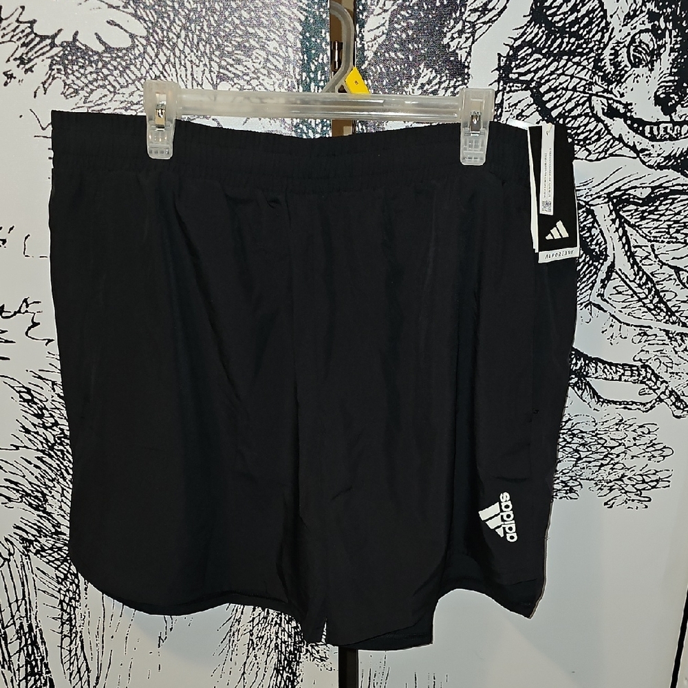Adidas Black Athletic Performance Shorts